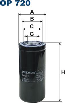 Filtron OP720 - Eļļas filtrs ps1.lv