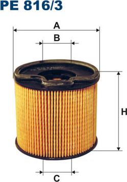 Filtron PE816/3 - Degvielas filtrs ps1.lv