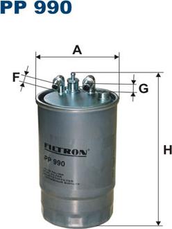 Filtron PP990 - Degvielas filtrs ps1.lv