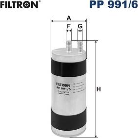 Filtron PP 991/6 - Degvielas filtrs ps1.lv