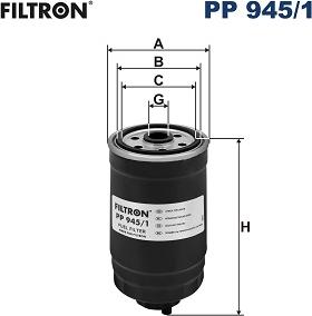 Filtron PP 945/1 - Degvielas filtrs ps1.lv