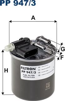 Filtron PP 947/3 - Degvielas filtrs ps1.lv