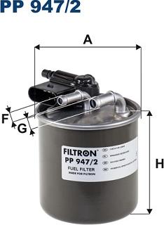 Filtron PP 947/2 - Degvielas filtrs ps1.lv