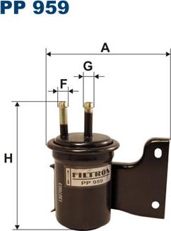 Filtron PP959 - Degvielas filtrs ps1.lv