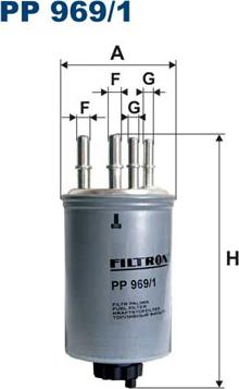 Filtron PP969/1 - Degvielas filtrs ps1.lv