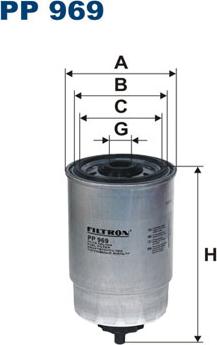 Filtron PP969 - Degvielas filtrs ps1.lv