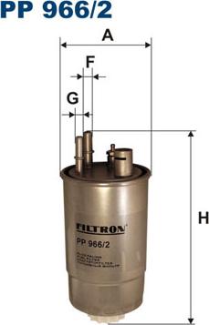 Filtron PP966/2 - Degvielas filtrs ps1.lv