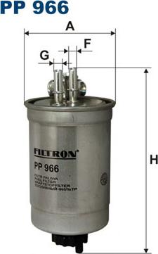 Filtron PP966 - Degvielas filtrs ps1.lv