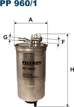 Filtron PP960/1 - Degvielas filtrs ps1.lv