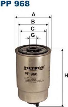 Filtron PP968/2 - Degvielas filtrs ps1.lv