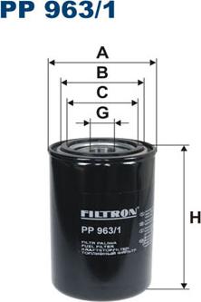 Filtron PP963/1 - Degvielas filtrs ps1.lv