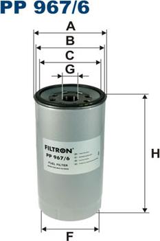 Filtron PP967/6 - Degvielas filtrs ps1.lv