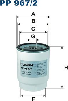 Filtron PP967/2 - Degvielas filtrs ps1.lv