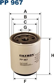 Filtron PP967 - Degvielas filtrs ps1.lv