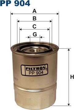 Filtron PP904 - Degvielas filtrs ps1.lv