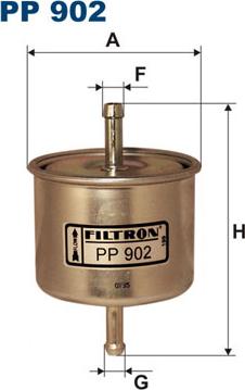 Filtron PP902 - Degvielas filtrs ps1.lv