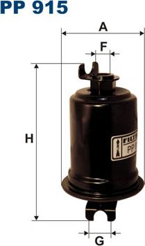 Filtron PP915 - Degvielas filtrs ps1.lv