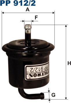 Filtron PP912/2 - Degvielas filtrs ps1.lv