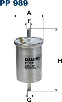 Filtron PP989 - Degvielas filtrs ps1.lv