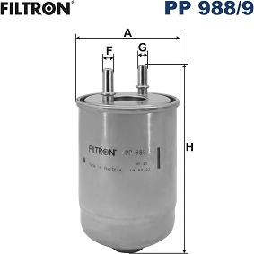 Filtron PP 988/9 - Degvielas filtrs ps1.lv