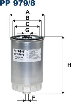 Filtron PP 979/8 - Degvielas filtrs ps1.lv