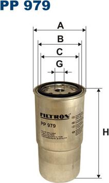 Filtron PP979 - Degvielas filtrs ps1.lv