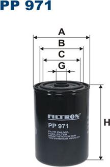 Filtron PP971 - Degvielas filtrs ps1.lv
