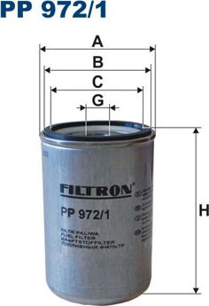 Filtron PP972/1 - Degvielas filtrs ps1.lv