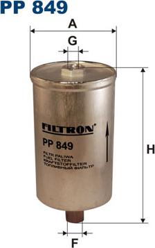 Filtron PP849 - Degvielas filtrs ps1.lv