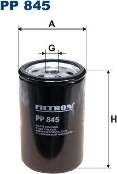 Filtron PP845 - Degvielas filtrs ps1.lv