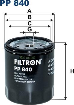 Filtron PP840 - Degvielas filtrs ps1.lv