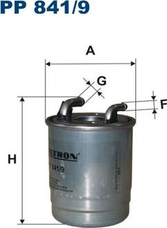 Filtron PP841/9 - Degvielas filtrs ps1.lv