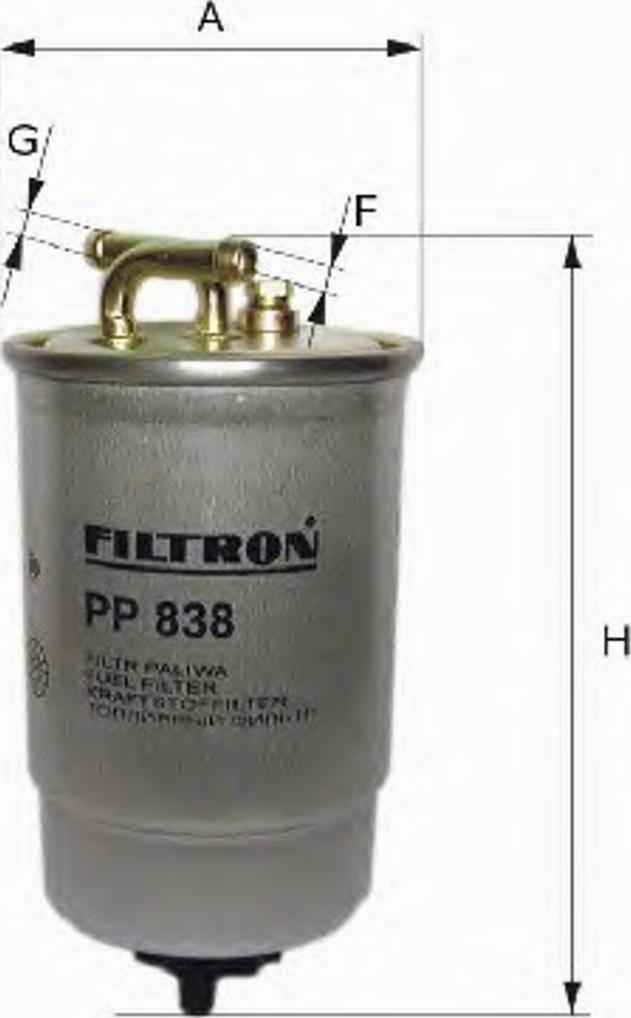 Filtron PP 841/6 - Degvielas filtrs ps1.lv