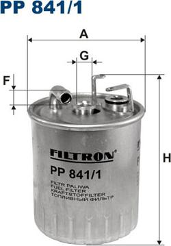 Filtron PP841/1 - Degvielas filtrs ps1.lv