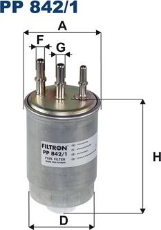 Filtron PP 842/1 - Degvielas filtrs ps1.lv