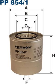 Filtron PP854/1 - Degvielas filtrs ps1.lv