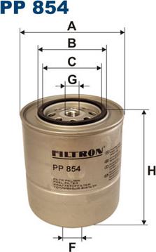 Filtron PP854 - Degvielas filtrs ps1.lv