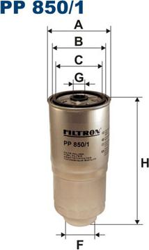 Filtron PP850/1 - Degvielas filtrs ps1.lv