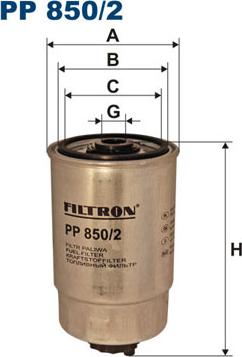 Filtron PP850/2 - Degvielas filtrs ps1.lv