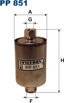 Filtron PP851 - Degvielas filtrs ps1.lv