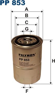 Filtron PP853 - Degvielas filtrs ps1.lv