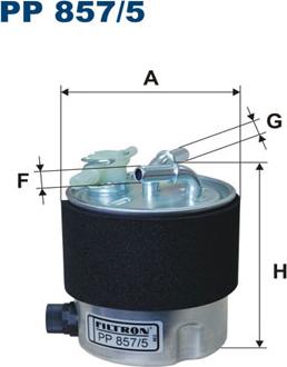 Filtron PP857/5 - Degvielas filtrs ps1.lv