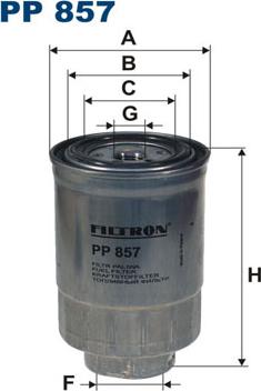 Filtron PP857 - Degvielas filtrs ps1.lv