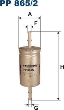 Filtron PP865/2 - Degvielas filtrs ps1.lv