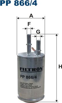 Filtron PP866/4 - Degvielas filtrs ps1.lv