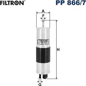 Filtron PP 866/7 - Degvielas filtrs ps1.lv