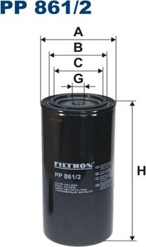 Filtron PP861/2 - Degvielas filtrs ps1.lv