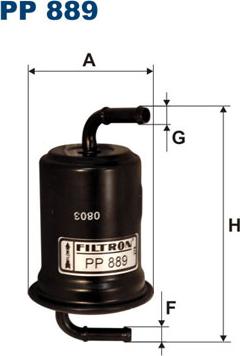 Filtron PP889 - Degvielas filtrs ps1.lv