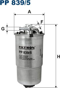 Filtron PP839/5 - Degvielas filtrs ps1.lv