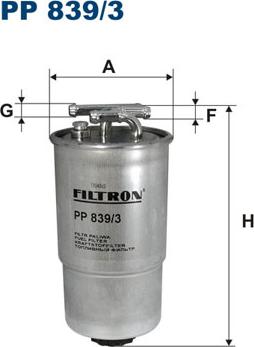 Filtron PP839/3 - Degvielas filtrs ps1.lv